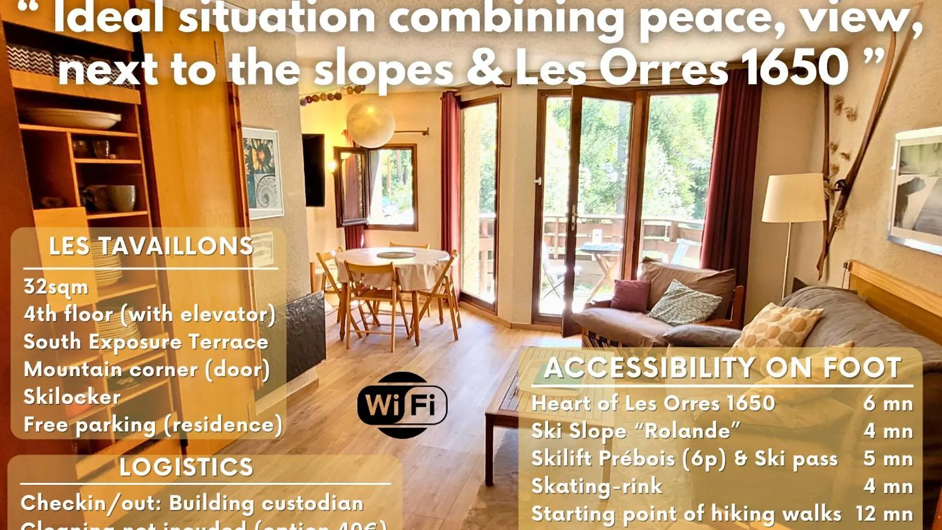Appartement Le Lodge Des Marmottes - Calme, Cosy, Vue Nature Les Orres